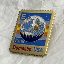 USPS Earth Stamp Mother Earth Environmental Eco Enamel Lapel Hat Pin Pin... - £4.70 GBP