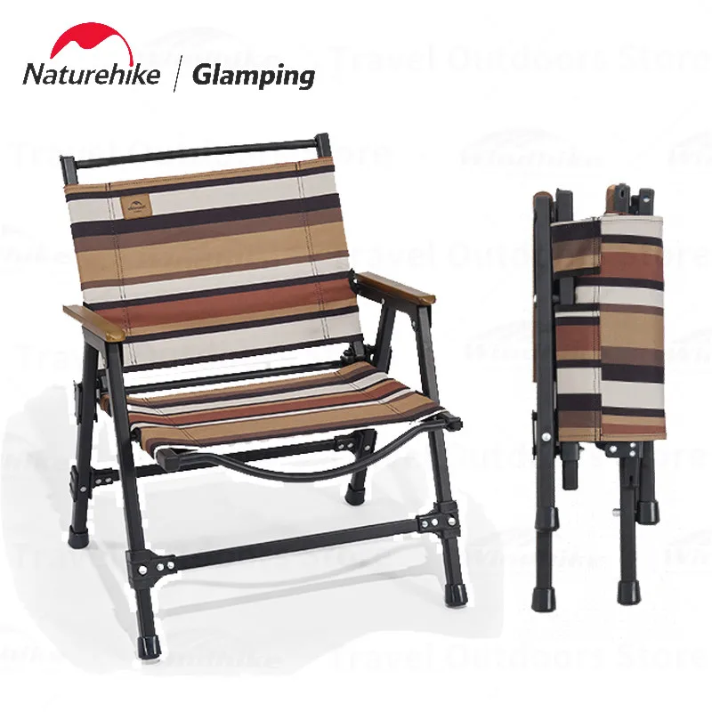 Naturehike Folding Kermit Chair Armchair Backrest Seat Camping Fishing Travel - £164.57 GBP