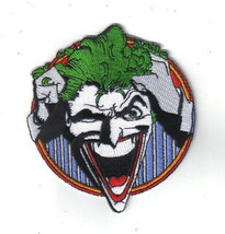 Batman Comic Book Style The Joker Face Embroidered Patch NEW UNUSED - $7.84