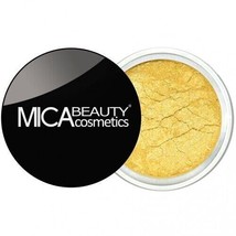 MICA BEAUTY Mineral Eye Shadow Glitter GOLDRUSH 30 Gold Full Size 2.5g NeW - $19.31