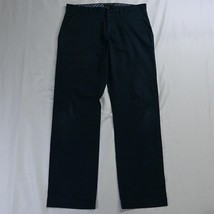 Banana Republic 33 x 32 Navy Blue Vintage Straight Chino Pants - £26.16 GBP