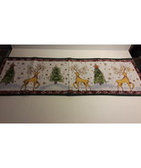 CHRISTMAS  TAPESTRY TABLE RUNNER &amp; 4 PLACEMATS SET - £19.74 GBP