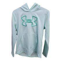 Under Armour Hoodie Small Womens Loose Fit Light Green Long Sleeve Pullover - $20.58