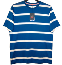Paul &amp; Shark AUTHENTIC Men&#39;s Blue White Striped Italy Cotton T-Shirt Size L - £109.68 GBP