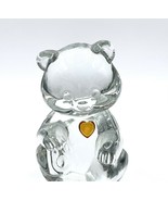 3 1/4&quot; Fenton Birthstone Glass Bears November - Topaz - Free Shipping - ... - £20.86 GBP