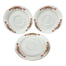 3 Tienshan Fine China Saucer Plates 6&quot; Only - $7.98