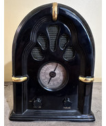 1998 PS Paul Sebastian Limited Edition Retro Ceramic AM/FM Black Radio |... - $18.25