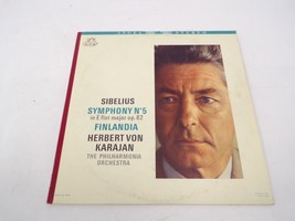 Sibelius Symphony Finlandia Herbert Von Karajan Philharmonia Vinyl Record - $14.84