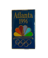NBC 1996 Atlanta Georgia Olympics USA Olympic Torch Lapel Hat Pin Sports... - £4.65 GBP