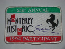 (1994) 21st Annual Monterey Historic Automobile Races - Participant Patch - $50.00