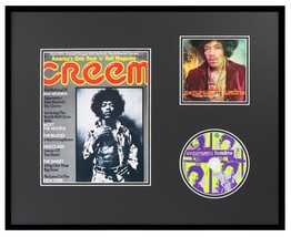Jimi Hendrix Framed 16x20 CD &amp; Creem Magazine Cover Display - £62.29 GBP