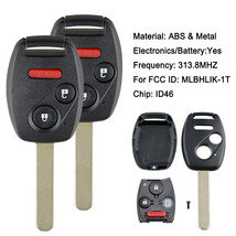2 Car Key Fob Entry Remote For 2007 2008 2009 2010 2011 2012 2013 Honda Crv Cr-V - £26.70 GBP