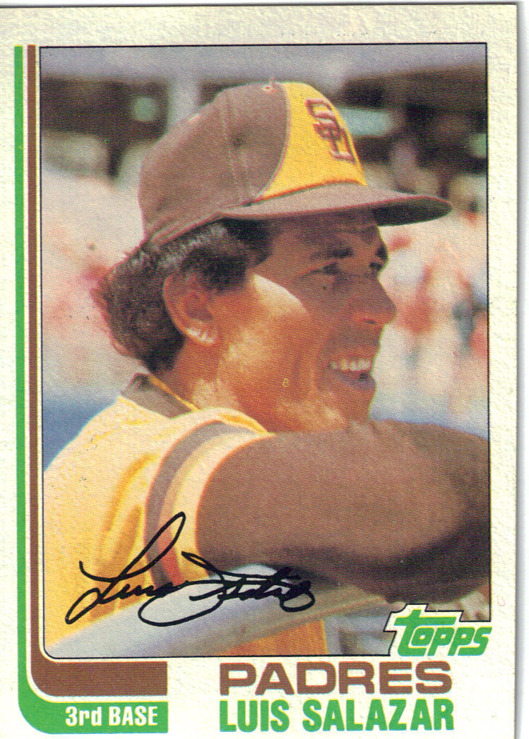 1982 Topps Luis Salazar San Diego Padres #662 Baseball Card - $1.97