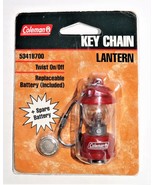 1980s/1990s Colman Red Lantern Keychain Model 5341B700 in Factory Packaging - £78.14 GBP