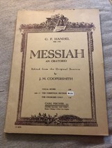 The Messiah (The Christmas Section) Music Book Vocal and Piano Score G.F.Handel - £7.79 GBP