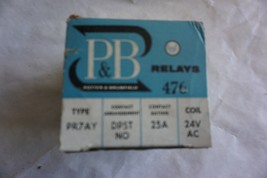 AMF / Potter &amp; Brumfield  Relay 476 Type PR7AY 24V New Old Stock - £39.90 GBP