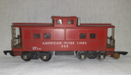 American Flyer Lines No. 938 Caboose. Red with Link Couplers and Lighted - $20.00