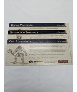 Lot Of (3) Dungeons And Dragons Campaign Cards Promo Cards 1-3 - $10.25