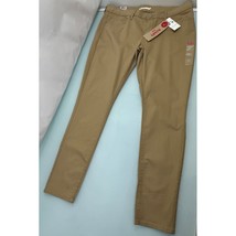 Levis 711 Skinny Women&#39;s Jeans Size 16 M 33X30 Beige Mid Rise Soft Touch Stretch - £22.28 GBP