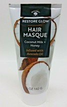 Hair Masque Coconut Milk &amp; Honey Infused with Avocado Oil 5fl oz (142 ml) SEALED - £11.07 GBP