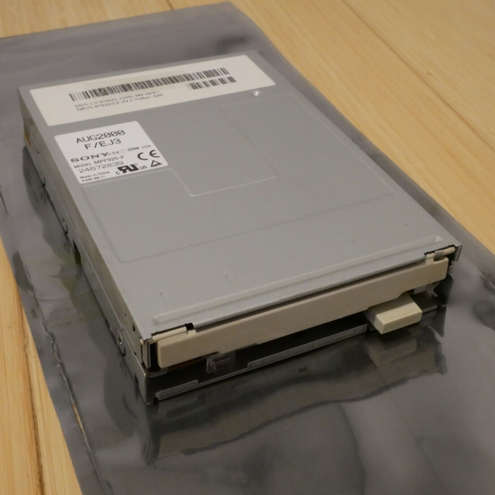 Sony MPF920-F Internal Desktop 3.5 inch Floppy Disk Drive 1.44MB - Tested 23 - $56.09