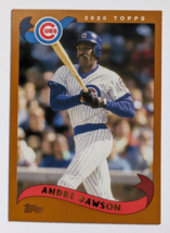 2020 Andre Dawson Topps Trading Card Mlb Baseball Star # 295 Chicago Cubs Hof - £3.14 GBP
