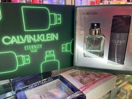 Calvin Klein Eternity 3 Piece GIFT SET 3.3 oz EDT Spray + Gel + 5 oz Deodorant - £103.77 GBP
