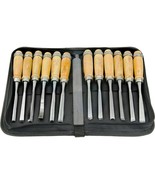 14Pcs Wood Carving Chisel Rasp File Set Woodworking Detailed Hand Tool - £22.14 GBP