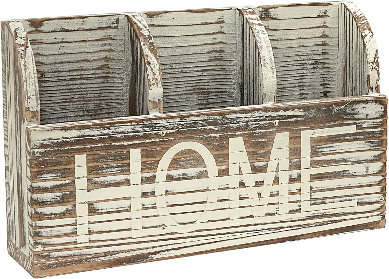 Wall-Mounted Organizer Box Made Of Rustic Wood That Is 2 Inches By 9 Inc... - $29.97