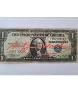 Andy Warhol Original Signed DOLLAR with Certificate, 1976 - £222.50 GBP