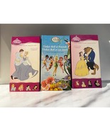 3 Disney Cricut Cartridge Sets Tinker Bell, Beauty &amp; Beast, Cinderella - $36.47
