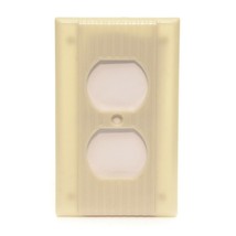 Wall Outlet Plate Cover Bakelite Cream Beige Ivory Vintage - £5.42 GBP