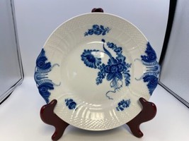 Royal Copenhagen Denmark BLUE FLOWERS CURVED Round Cake Serve Platter #1864 - $129.99