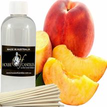 Apricot Peaches Premium Scented Diffuser Fragrance Oil Refill FREE Reeds - £10.35 GBP+