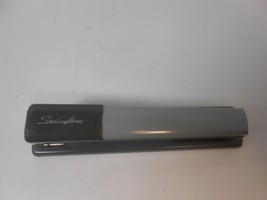 Vintage Swingline Stapler Bluish Grey Tested Made In Usa - $17.59