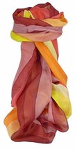Mulberry Silk Classic Long Scarf Lata Rainbow Palette by Pashmina &amp; Silk - £23.47 GBP