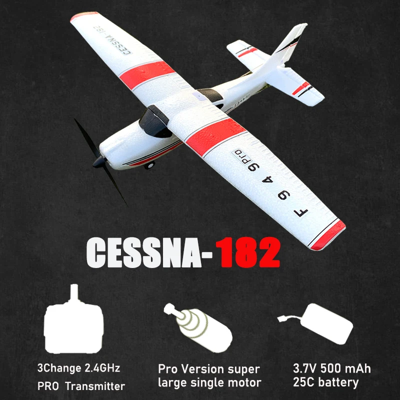 Parkten WLtoys F949 2.4G 3CH Cessna 182 Micro RC Airplane BNF Without - £31.02 GBP+