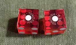 Red Dice from a casino in Tonopah, Nv - $7.98