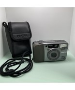 Pentax 115m 35mm Film Camera 38-115mm lens + Battery + Pentax Case - £93.48 GBP