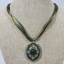 Vintage Necklace Classy Green Pendant (2 inch) 18 Inch Long Multi Rope - €12,45 EUR Vintage Necklace Classy Green Pendant (2 inch) 18 Inch Long Multi Rope - €12,45 EUR
