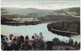 Postcard Lake Queechy Canaan New York - $4.94