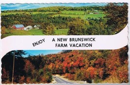 New Brunswick Postcard Farm Vacation Association Two Views - £2.32 GBP