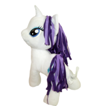 My Little Pony Unicorn Plush 12&quot; Friendship Magic Stuffed Purple Teal White - £7.43 GBP