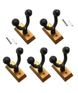 SHIPS FROM USA - 5 BlueDot CHERRY COLOR WOOD WALL MOUNT GUITAR STRING HA... - $60.99