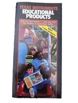 Texas Instruments Vtg 1987 Rare Brochure Educational Products Speak &amp; Spell - £2.30 GBP