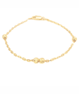 22ct Gold Baby Bracelet Four Diamond Cut Beads & Cable link Chain 5 Inches - €344,72 EUR 22ct Gold Baby Bracelet Four Diamond Cut Beads & Cable link Chain 5 Inches - €344,72 EUR