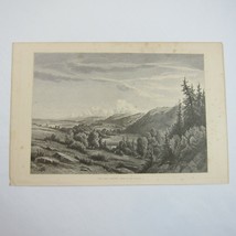 Antique 1874 Wood Engraving Print View Near Fairfield, Conn. Kruseman van Elten - £39.17 GBP
