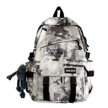 Juku cloud print men backpack student nylon laptop new 2021 cool school bag for teenage thumb200