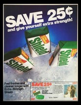 1984 Shield Extra-Strength Deodorant Soap Circular Coupon Advertisement - £14.98 GBP