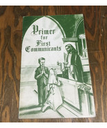 Vintage primer for first communicants first holy communion Sunday school... - $27.09 CAD
